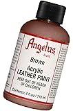 Angelus Leather Paint 4 Oz Brown - 1