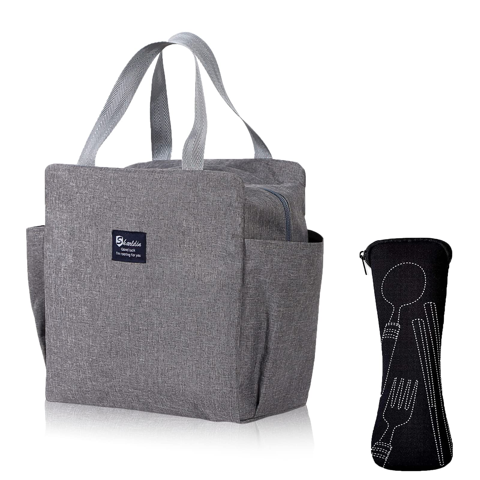 WITERY Lunch Bag Insulated Cooler Bag Water-Resistant Thermal Leak-Proof Lunch Box Tote Bag for Women Men Girls Boys Adults Children Outdoor Picnic Work School Travel