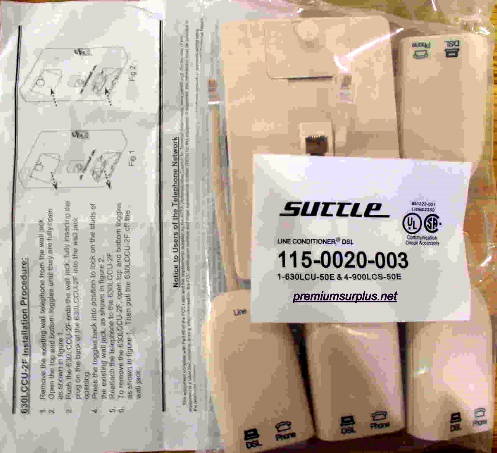 Suttle Dsl Piece Kit Dsl Filter Phone Line Wall Desertcart