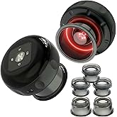 2 Pack Electric Cupping Massager Therapy Set (5-in-1with Red Light Therapy) Smart 24-Level Adjustable Suction & Temperature Cupping Device Kit Ideal for Relieving Back & Muscle Neck Discomfort