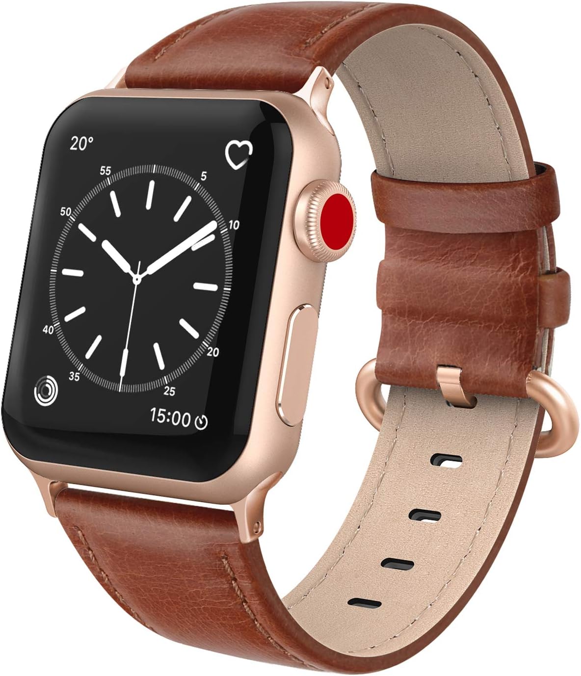 SWEES Leather Strap Compatible for iWatch Band 38mm 40mm