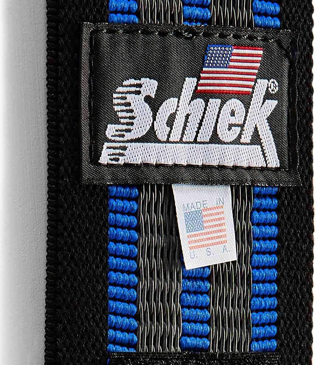 Schiek Sports Blue Line Heavy Duty Rubber Reinforced Wrist Wraps -18"-Black/Blue : Sports & Outdoors