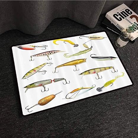 Amazon Com Fishing Decor Entrance Door Mat Fathers Day Idea
