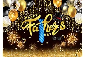LTLYH 7x5ft Happy Father's Day Photography Backdrop Father's Day Decoration for Photography Father's Day Party Decor Father's Day Banner Backdrops for Photography 180…