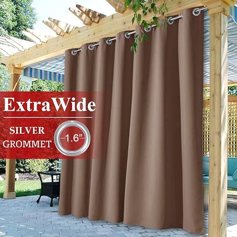 Amazon.com : StangH Cabana Curtains Outdoor - Sunlight Blocking
