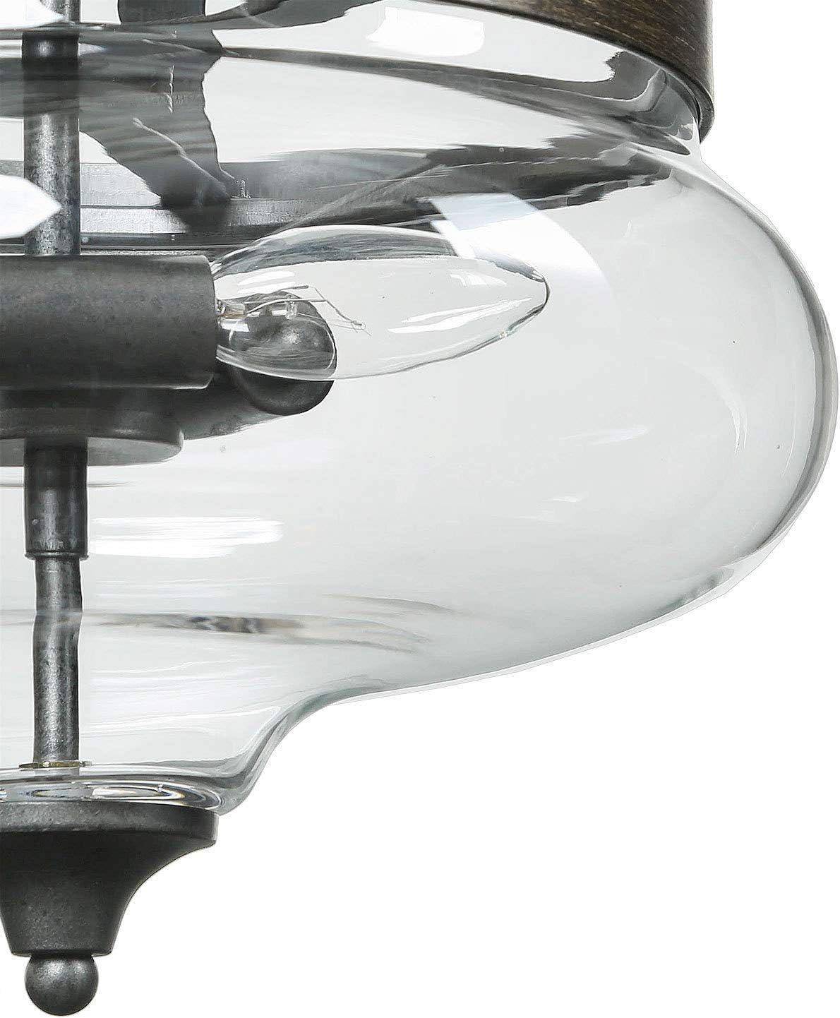 KSANA Glass Pendant Chandeliers for Dining Room, Kitchen Island, 12.5" D: Home Improvement