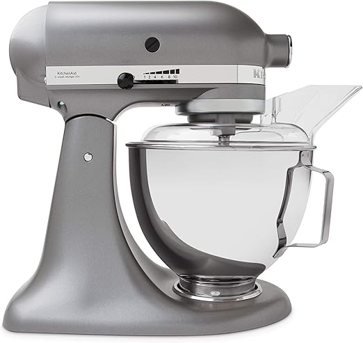 Kitchenaid 5ksm45bsl Stand Mixer Silver Amazon Co Uk Kitchen Home