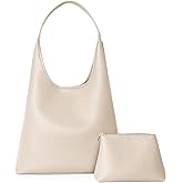 Shoulder Bag for Women, Slouchy Hobo Purse, Soft Vegan Leather Hobo Bag Handbag, Trendy Everyday Tote Style, 11'' (28cm)