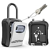 Vazioyar Key Lock Box With Retractable Key