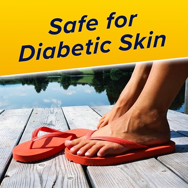 ASPERCREME LIDOCAINE FOOT PAIN RELIEF CREAM FOR DIABETIC SKIN SOOTHES NERVES & MOISTURIZES DRY FEET, NUMBING TOPICAL ANALGESIC WITH MAX-STRENGTH LIDOCAINE & MOISTURIZING ALOE, 4 OZ.