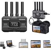 Accsoon CineView HE Wireless Video Transmission HDMI Transmitter&amp;Receiver Dual-Band 60ms Latency 1200FT Range UVC Livestreaming 4 Devices Monitoring, Compatible Cineview M7 Pro/SE/2 SDI for Filmmaking