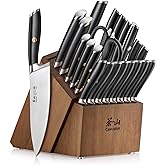 Cangshan L Series 23-Piece Classic Knife Block Set, Forged German Steel, 1027457