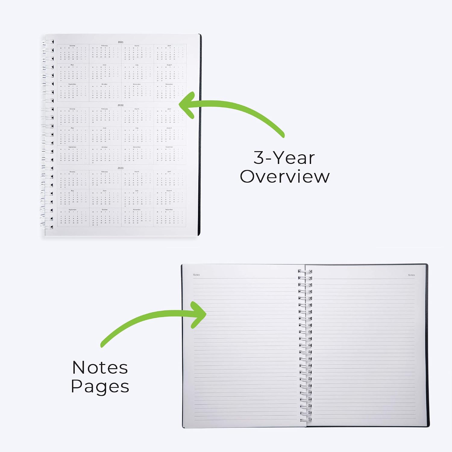 WallDeca 2026 Diary, Agenda Planner With Weekly And Monthly View, Daily Agenda Book And Yearly Planners Calendar Book - Image 5