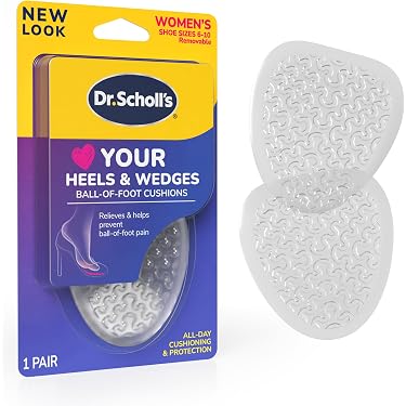 Pedimend Ball Of Foot Cushions – 2 Pack, Sponge Metatarsal Pads For High Heels & Flats, UK Made