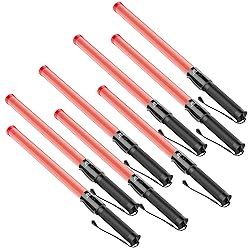 RoadHero 8 Pack Traffic Wand, 21Inch Led Traffic