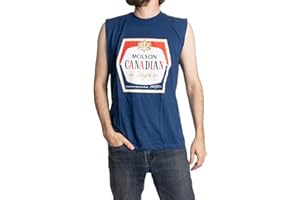 Calhoun Men's Molson Canadian Beer Cotton Sleeveless T-Shirt