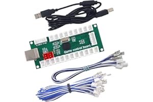 SJ@JX Arcade Game USB Encoder Zero Delay Arcade Button Joystick Controller for Retropie Raspberry MAME HAPP SANWA