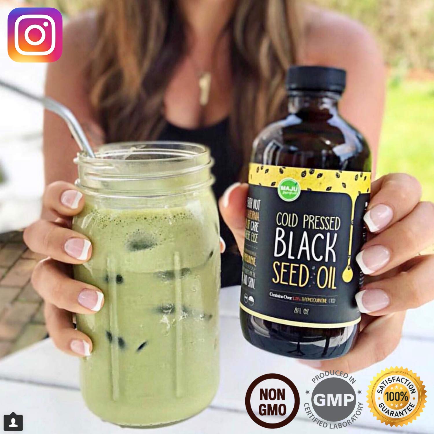 MAJU's Black Seed Oil 3x Thymoquinone, Cold Pressed, no Pesticides