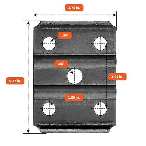 LIBRA 5200-7000lbs Trailer U Bolt Kits For 3" Round Trailer Axle … In - Foto 11