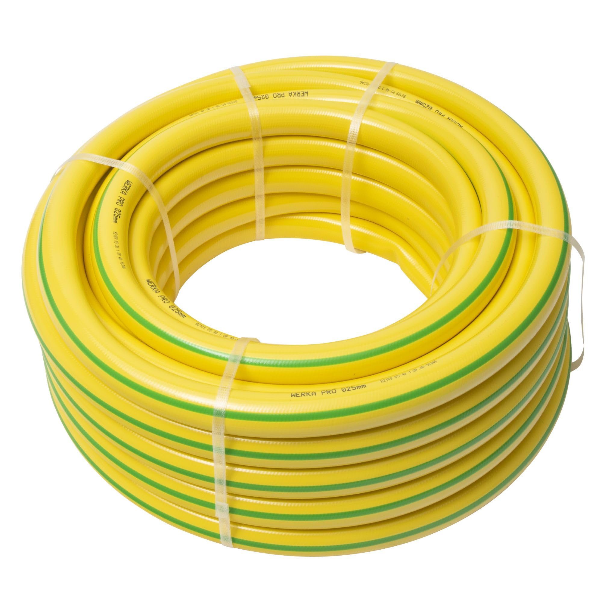 WERKA PRO Reinforced Garden Hose Diameter 25 mm Anti-Theft 20 Yellow