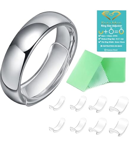16 Réducteurs De Bague Invisibles En TPU Transparent - Ajusteur De Taille Confortable, Pour Bagues De Fiançailles/alliance