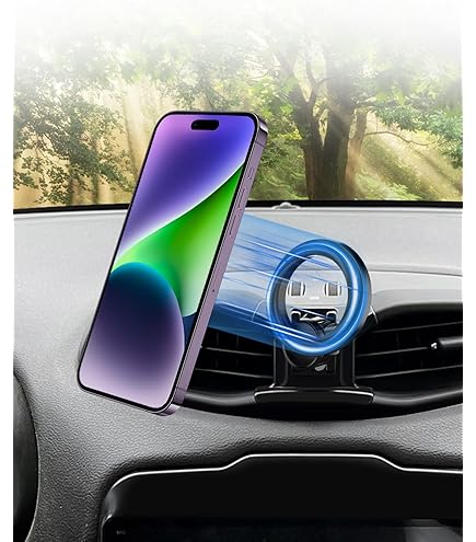 Karltys Car Phone Holder For Jeep Renegade 2015-2024 Accessories Renegade Cell Phone Holder Air Vent Mount For 4-7 Inch Phones Hands Free Thick Case