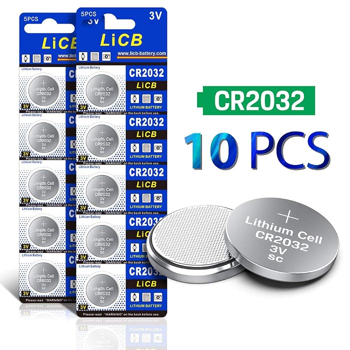 2x CR2032 Lithium Batteries With 180° Solder Tabs – CMOS Backup Memory Coin Cell