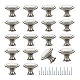 JOY DECOR 30 Pack Brushed Nickel Cabinet Drawer