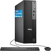 Dell Pro Slim QCS1250 Intel i5-14500, 32GB DDR5 RAM, 1TB SSD PCIe, RJ-45, DP Port, HDMI, Wired Keyboard & Mouse, Windows 11 Pro, Business Desktop - Black