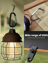 Langaelex Set of 10 Heavy Duty Tarp Clips with Bungee Cords Carabiners view 5