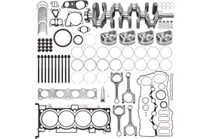 FUSERISH G4KJ 2.4L Engine Rebuild Overhaul Kit w/Crankshaft & Connecting Rods Compatible with KIA Sorento Optima & Sportage 11-2020; for Tucson Sonata & Santa Fe Sport 11-2019 Replace 23111-2G200, 23510-2G500