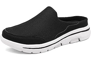 C CELANDA Slip On Mules & Clogs for Womens Mens Light Open Back Shoes Comfort Walking Shoes Breathable Slippers Closed Toe Slides
