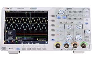 OWON XDS3104E Digital Oscilloscope 100Mhz DSO 4 Channels 1GS/S 8 BITS LCD with Touch screen Function,45,000 wfms/s refresh rate.40M record length, Standard I2C,SPI,RS232 and CAN decoding