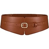 WHIPPY Women Wide Elastic Waist Belt Wide Leather Stretch Belt Fashion Ladies Waistband for Dresses