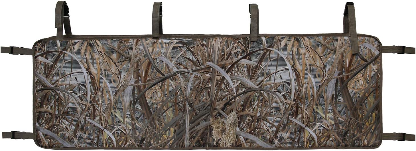 mydays Gun Rack for UTV,Double Gun Carrier Rifle Case Rear Storage Bag Roll Cage Cargo Organizer (Camo, L): Sports & Outdoors