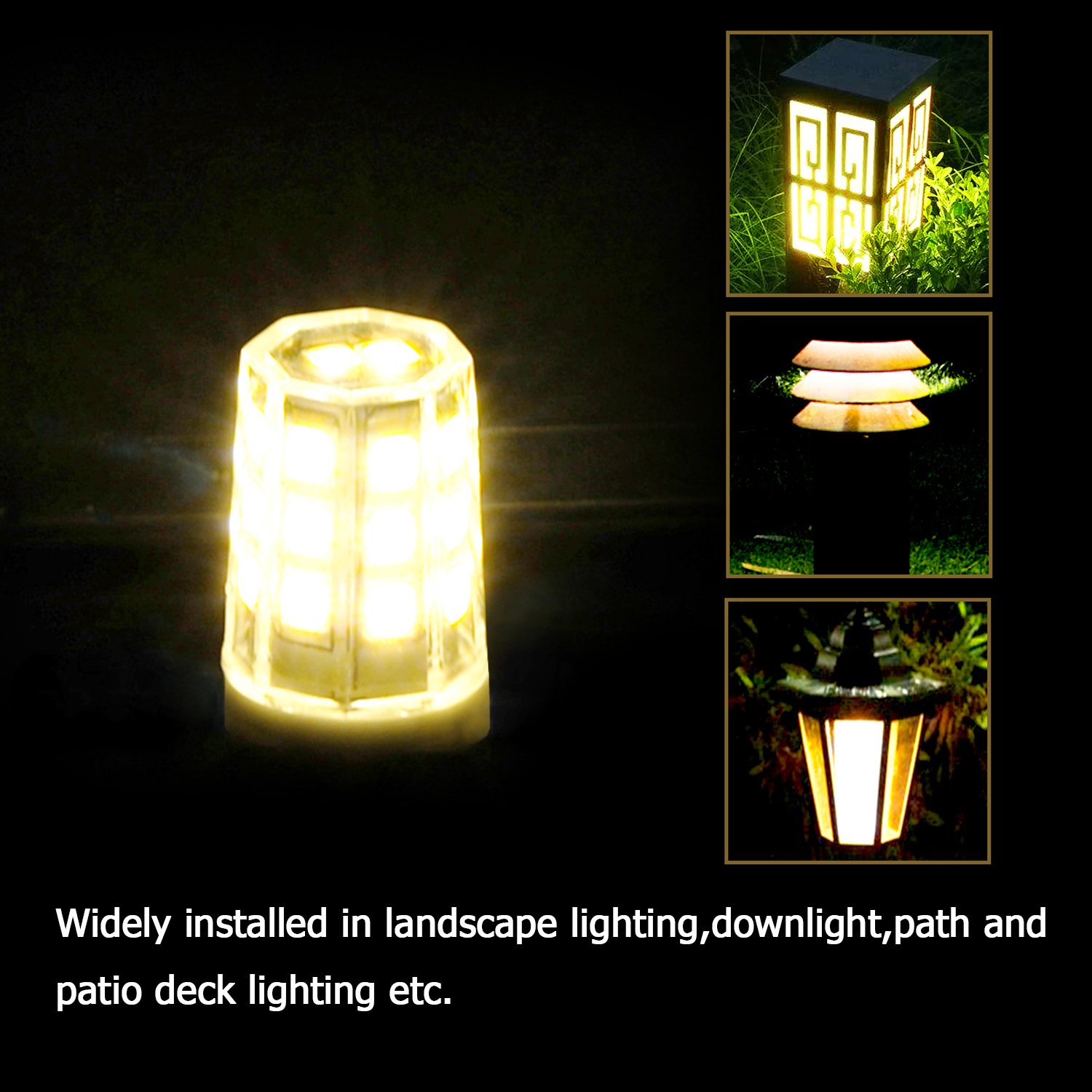 Kohree 2.5W LED Replacement Landscape Pathway Light Bulb 12V AC/DC Wedge Base T5 eBay