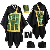 YJCOS Adult Cosplay Costume Suit Kimono Monk Cassock Robe Dress Uniform Halloween Outfits