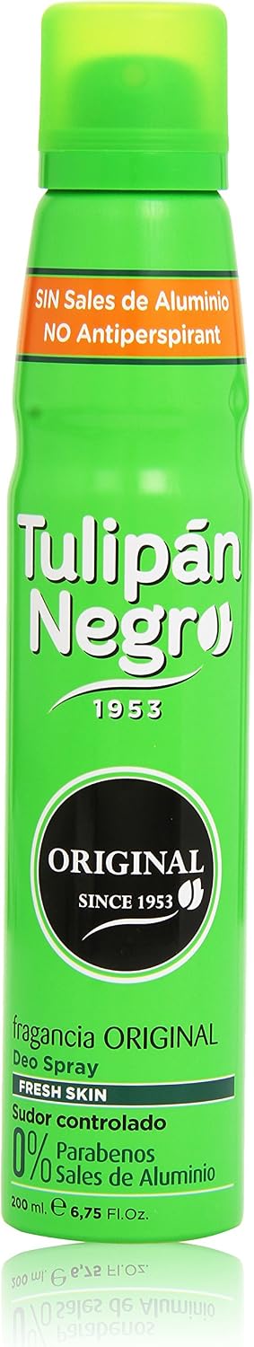 Tulipán Negro Deospray Original – 200 Ml, Für Frauen, Langanhaltender Duft