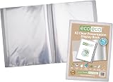 eco-eco A3 50% Recycled 40 Pocket Clear Presentation Display Book Pack of 2 view 2