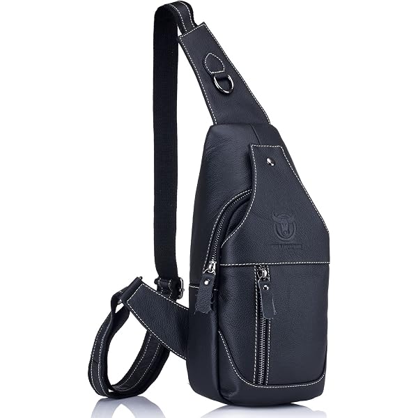 BULLCAPTAIN New Genuine Leather Men Crossbody Bag Male Briefcase