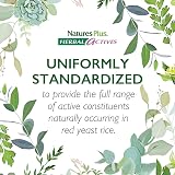 Nature's Plus Herbal Actives Red Yeast Rice 600mg 120 Capsules Vegan view 4