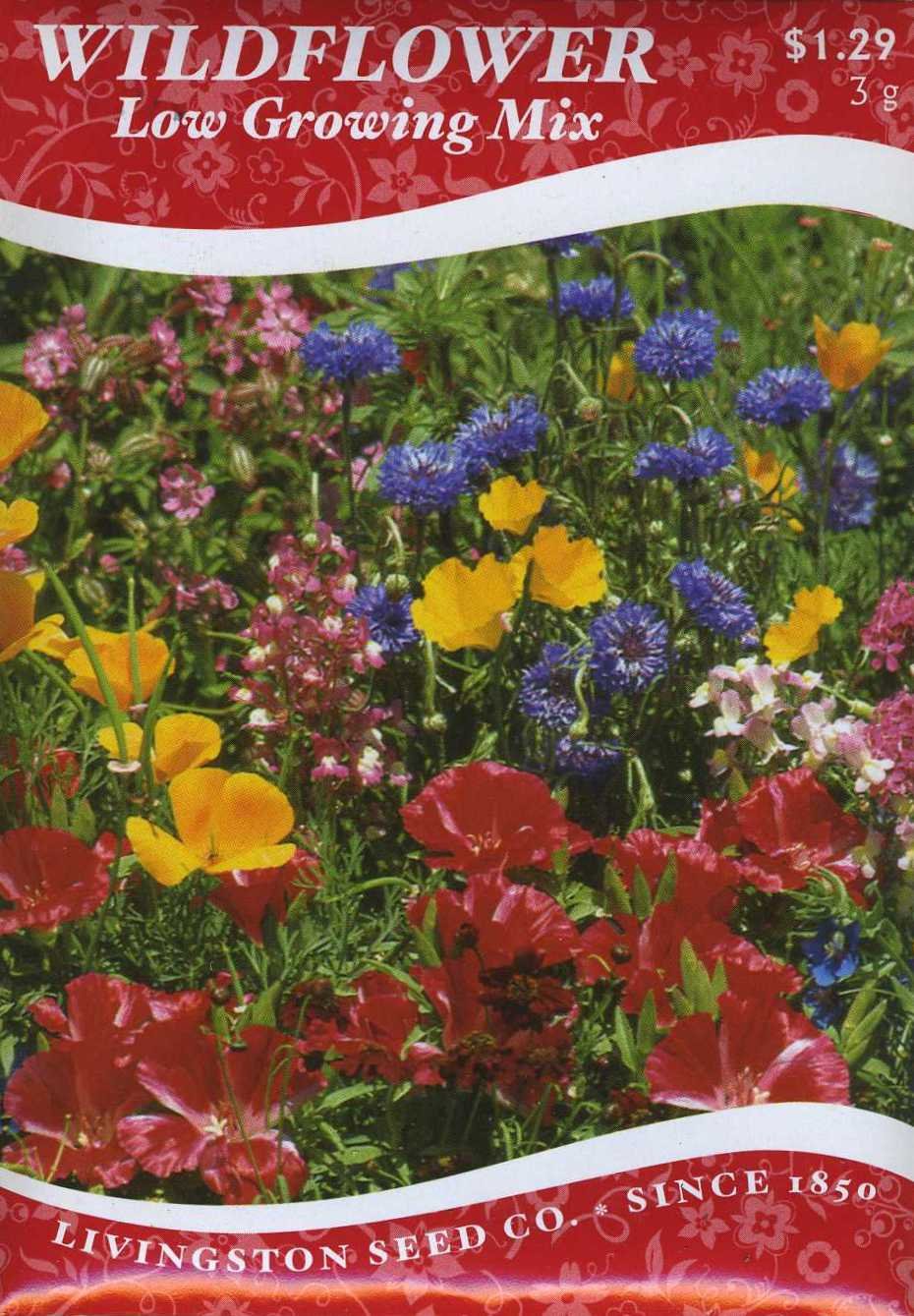 Livingston Seed Co. 6958 Wildflower Low Growing Mixture(P/A/B) Seed