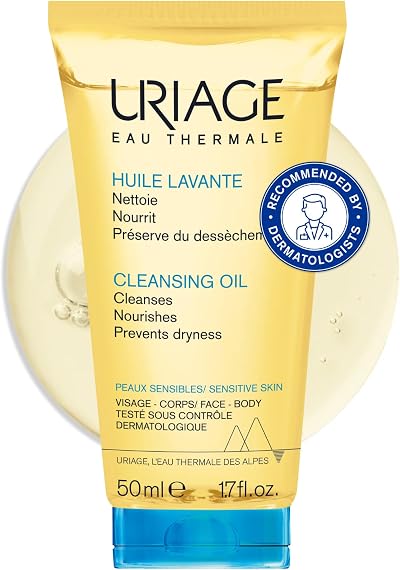 Uriage Shower Oil 50 mL Face & Body Cleanser Dry Sensitive Skin