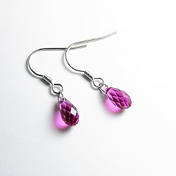 drop.スワロフスキー ドロップ フック ピアス