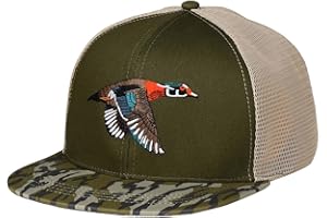 EDTREK Outdoorsman Pro Trucker Breathable Mesh Performance Cap - Flat Brim Snapback Hat