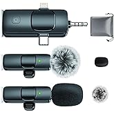 MENERESAS 3-in-1 Wireless mic for iOS/Android/Camera