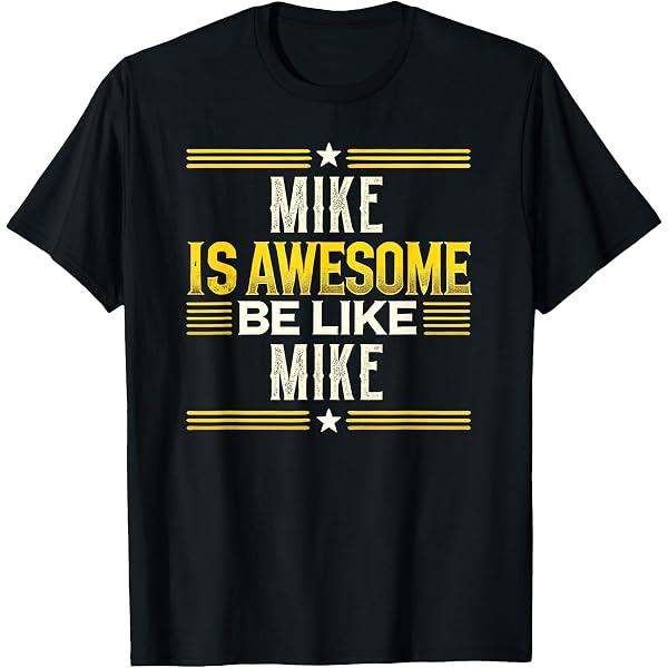 Amazon.com: Mike T-Shirt : Clothing, Shoes & Jewelry