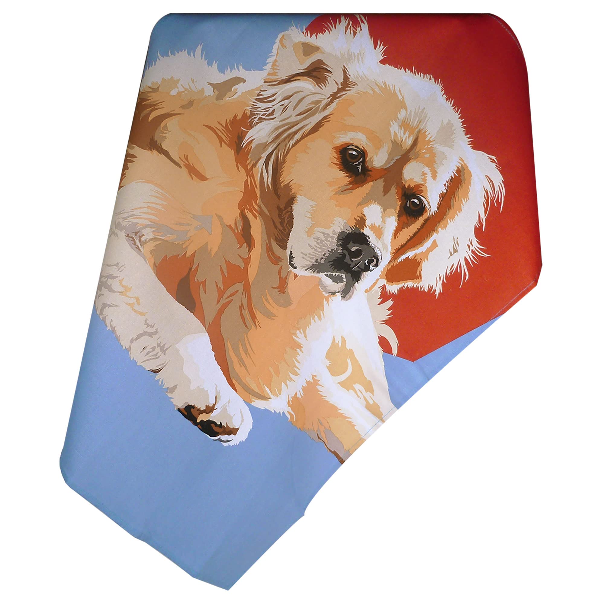 Leslie Gerry Golden Retriever Tea Towel
