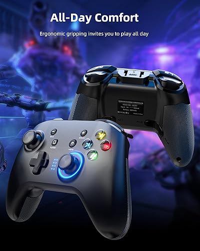 Forty4 Wireless Gaming Controller, Game Controller for PC Windows