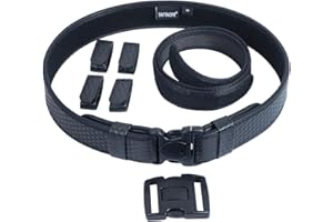 TAFTACFR Duty Belt for Law Enforcement Utility Security Military Police 2.25" Tactical Patrol Belt Set